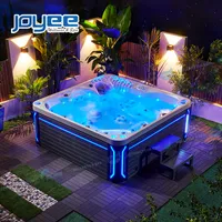 Joyee hot verkopen 6 personen ontwerp whirlpool outdoor spashg hydrotherapie tuin hot tub