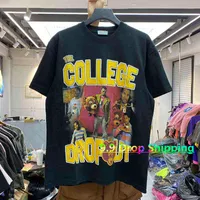 T-shirt per abbandono del college 2021 Album musicale hip hop tee Men femminile Best Factory Top stampato Summer Short Sleet220721