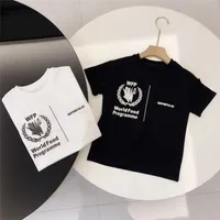 Luksusowe Designer Baby Boys Girls Tshirts Letnie Dzieci Odzież Moda Krótki Rękaw Dziecięce Ubrania Koszulki Letter B Ptinted Top Tees 2022