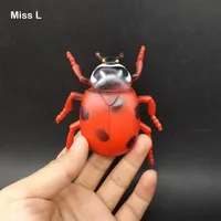 Red Ladybird Simulation Modelo de animales Juego de aprendizaje cognitivo Juego de niños Desarrollo de niños Gags de juguete Jokes2084