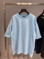 الرجال زائد القميص Tees Polos Round Neck مطرزًا وملابسًا صيفًا قطبيًا مطبوعًا مع Tshirt Cotton Pure 22
