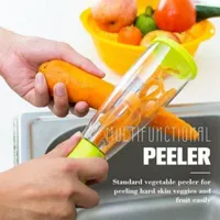 저장 상자가있는 스테인레스 스틸 필러 부엌 야채 과일 껍질 껍질 버킷 다기능 감자 도구 sxjul11