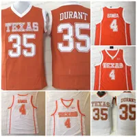 NCAA College Texas Longhorns #35 Kevin Durant كرة السلة Jersey Mo Bamba Mens Basketys Ware Orange White University Mensed