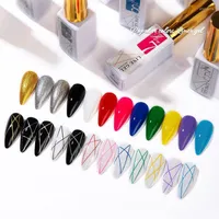 Nail Gel 1Bottle 12ml Paint Art for UV/LED Nails Drawing Polish Lacquer 12 Color