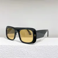 Solglasögon sommarstil för män kvinnor 1251 anti-ultraviolet retro platta fyrkantig plank full ram special glasögon slumpmässig låda