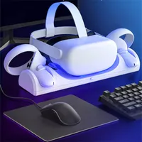 Oculus Quest 2 VR Ladungshalterung VR Headset Schnellladebasis Griff Magnetic Absorption Bracket