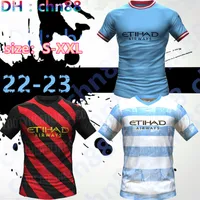 2022 2023 Manchester Grealish Soccer Trikots de Bruyne Foden Specialpl 22 2 23 Männer Kit City Terling Mans Städte Mahrez G.Jesus Fußballhemden Sets Uniform