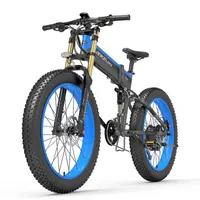 Configuração do armazém do Reino Unido 48V 14.5Ah Bateria de lítio Lankeleisi E lectric b ike XT750Plus Bike de pneu gordo elétrico 1000W 27 Speed ​​Mountain Bike 26 polegadas