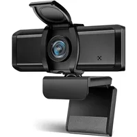 Webcams 1080p Webcam com Microfone, Câmera da Web do PC USB para Desktop, Laptop, Windows Compatível, Mac, Video Call, Conference