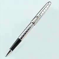 YAMALANG luxury writing supplies pen Germany Branded metal silver checker Rollerball and ballpoint 163 pens1932