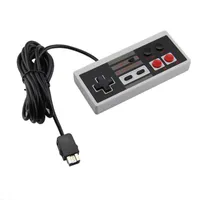 وحدات التحكم في اللعبة عصا التحكم في NES Classic Mini Edition Turbo Wired 2.7m Retro Gaming Controller Gamepad Wii padgame joysticksgame