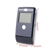 Gas Analyzers Digital Breath Alcohol Tester Portable Breathalyzer With LCD Display 4 Mouthpieces 367DGas GasGas