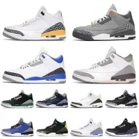 2023 men basketball shoes 3s jumpman 3 Cardinal Red Pine Green Racer Blue Cool Grey Hall of Fame Court Purple Laser Orange mens trainers outdoor