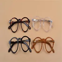 أعلى جودة مصمم الإطار الشمسي Miltzen Johnny Depp Prescription Glasses Optical Eyeglasses Anti-Plue Myopia Gyopia Frame Wit236a