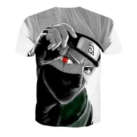 2020 الرسوم المتحركة الجديدة Naruto Kakasi 3D Digital Printing There Shirt For Men257D
