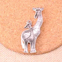 27pcs Charms Giraffe Hirsch 54 22mm Antike Making Anhänger fit Vintage Tibetan Silber DIY Handmade Schmuck253Q