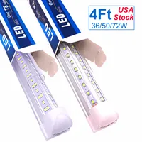 4Ft LED Linkable Tube Lights ,36W 50W 72W 6500K 48&quot; T8 Tube Cold White Integrated Bar Light Bulb , 150W Equivalent Fluorescent Lighting,Works without T8 Ballast OEMLED