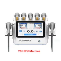 Protable Ultrasound 7D HIFU Machine anti-âge d'autres équipements de beauté anti-rides 30000 coups œil / cou / visage soulevant le corps de resserrement de la peau miness pour une utilisation du salon