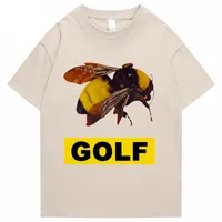 Golf Skate T-shirts Unisexe Wang Tyler The Creator Rapper Hip Hop Music T-shirt Coton Hommes T-shirt Tee T-shirt T-shirt 220408
