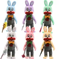 7 stcs/Set Silent Hill 3 Robby the Rabbit PVC Model Dolls Toys Colletible Figurals 220613