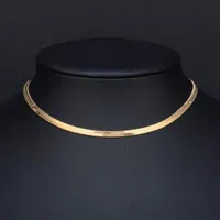 Łańcuchy 100% stal nierdzewna płaski łańcuch łańcuchowy dla kobiet złoty srebrny kolor obojczyka ostrza węża naszyjniki 2,5 mm/3 mm
