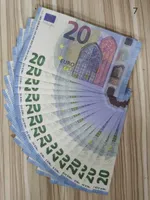 20 La plupart des euros copy prop réaliste Business Nightclub Note Play Paper Bank Movie Money Collection pour 27 klksc