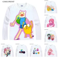 Men's T-Shirts Jake Dog Finn Princess Bonnibel Bubblegum Anime Cosplay Custom Shirts Tank Long Sleeves Fitted Printed FashionMen's T-ShirtsM