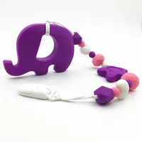 Naszyjniki wisiorek ząbki ząbki silikonowe dziecko lub akcesorium dla nośnika naszyjnika do klasy żywnościowej