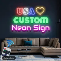 Night Lights Custom Led Neon Wedding Home Decor Wall Sign Text Light Holiday Party Lamp Decorations