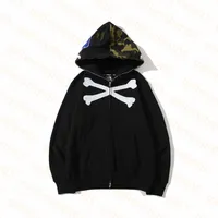mens hoodies designer hoodie luminous women sweatshirts letters Camo Shark hoody oversized