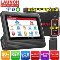 LAUNCH X431 V Automotive Professional Diagnostic Tools Car OBD OBD2 Code Reader Scanner Full System Scan Tool Coding Active Test Launch X431 V PRO 4.0