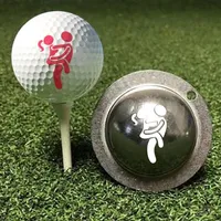 Golfbällchen Balllinienmarker Schablone Stahl Zeichnung Schimmelpackungsmarke Signal Plotter Outdoor Sport Tool251n