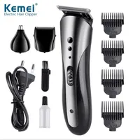 KEMEI KM-1407 Multifunctional Hair Trimmer Rechargeable Electric Nose Hair Clipper Professional Electric Razor Beard Shaver for fr221J