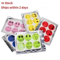 US Stock Mosquito Patches 55 pcs a set Anti Mosquito Sticker Patch Citronella Mosquito Repellent Killer Smiling Face FY8091 SSCK