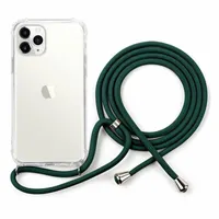 Clear portable Crossbody Handy Necklace mobile phone cases handykette for iPhone 13 12 11 pro max XS XR 8 7 6 Plus