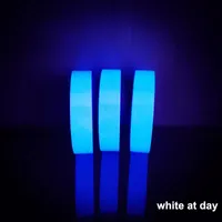 Party Decoration 10 Kinds Glow In The Dark Tape Neon Night Light Supplies No Need UV Fluorescent Spike Sticker Wall Step Luminous Tapes