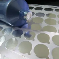 Aluminium folieafdichtingsstickers met handgreep voor tandpasta slang cosmetica fles chemische buis mondafdichtingen,