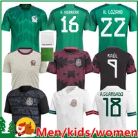 World CupS 2022 Mexico soccer jersey home away 22 23 CHICHARITO LOZANO DOS SANTOS football shirt Kids kit women Men sets uniforms Fans player Version
