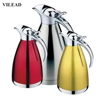 VILEAD 4 Color Coffee Thermos Mug Stainless Steel Grip Teapot Vacuum Flasks Termos Cups Garrafa Termica Water Bottle Y200107
