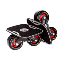 Дрифтовая доска два PU Wheels Алюминиевый сплав Скейтборд для линейных роллеров Road Drift Skates Antistrip Deck Skates Wakeboard IB971763