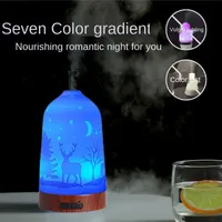 Colorful Aromatherapy Machine Indoor Office Forest Deer Ceramic Humidifier Household Essential Oil Diffuser Air Purifier