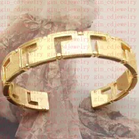 Fashion Designer Bracelet V Letter Bracelet Banshee Medusa Head 18K Gold Plated Womens VE277 Bangle