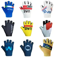 Pro Team Cycling Gloves дышащие велосипедные перчатки 3D -гелевая половина Half Finger.