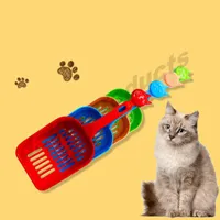 Pet Cleanning Tool Cat Litter Shovel Plastic Scoop Cat Sand Cleaning Products Toilet Dog Cats Clean Feces Supplies VTM EB1411
