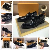 AA Men Pointed Toe Shoes Oxford top Leather Mens Designer Dress Shoes Business Flat Hollow Outs Breathable Men's Banquet Wedding Shoe 11