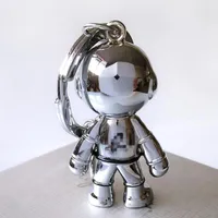 Keychains Fashion Handmade Men 3D Astronaut Space Robot Spacer Alloy Keychain Gift For Friend Car Cute Accessoires Smal22