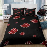 Hot Red Cloud Luxury Bedding Set Duvet Cover with Pillowcase Bed Twin Full Queen King Dropshiping