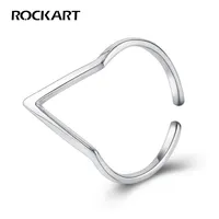Pure Silver OL Ring Simple Geometric Open Adjustable Triangle Rings For Women Fine Jewellery Cool Gift Fashion Jewel263a