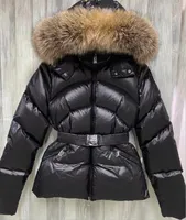 Cap￴ da jaqueta feminina com designer de casaco de acabamento destac￡vel Parkas quente