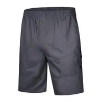 Pantalones para hombres Botón sólido de color sólido Tamaño planta Casta Shorts Cargo tejido de moda con pantalones de chándal de estilo G Púrpura